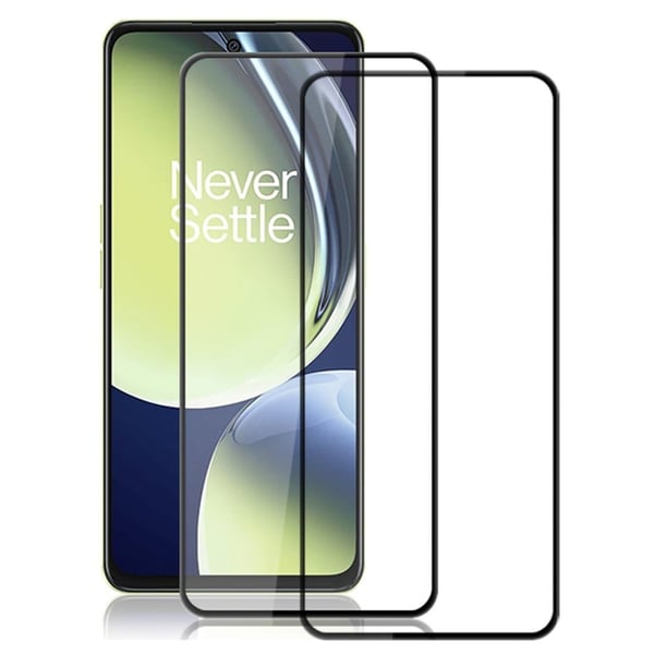 2 stk AMORUS ekstra stærk glasskærmbeskyttelse til OnePlus Nord N30 / CE 3 Lite