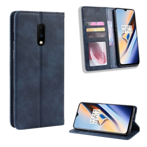 Bofink Vintage OnePlus 7 etui - Blå
