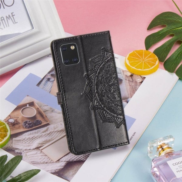 Mandala Samsung Galaxy Note 10 Lite etui - Sort