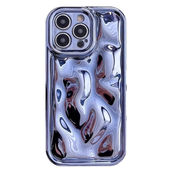 iPhone 14 Pro meteoritt-stil galvaniseringsdeksel - Blå