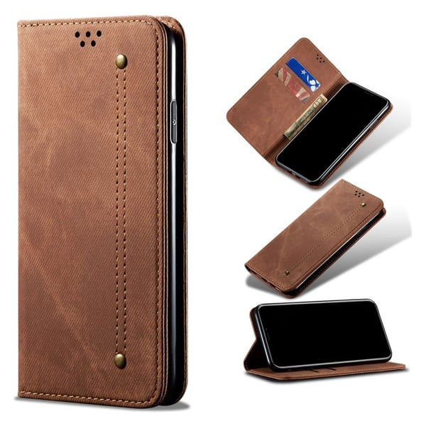 Jeans Samsung Galaxy S10 Plus etui - Kaffe