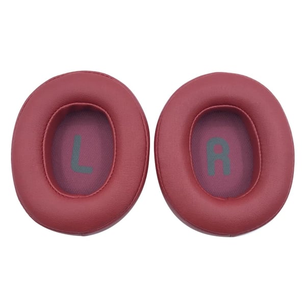 1 par JBL Tune T700BT / T710BT / T750BTNC / T760NC ørepuder i læder - Mørkerød
