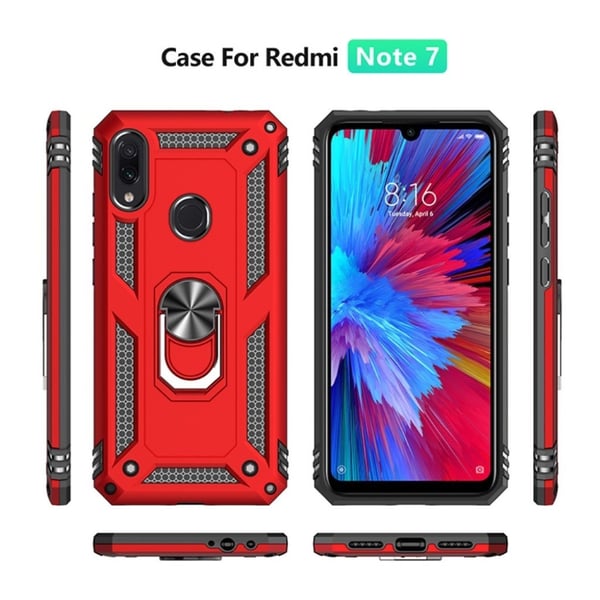 Bofink Combat Xiaomi Redmi Note 7 / Xiaomi Redmi Note 7S / Xiaomi Redmi Note 7 Pro deksel - Rød