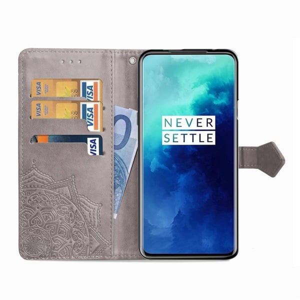 Mandala OnePlus 7T Pro Veske - Grå