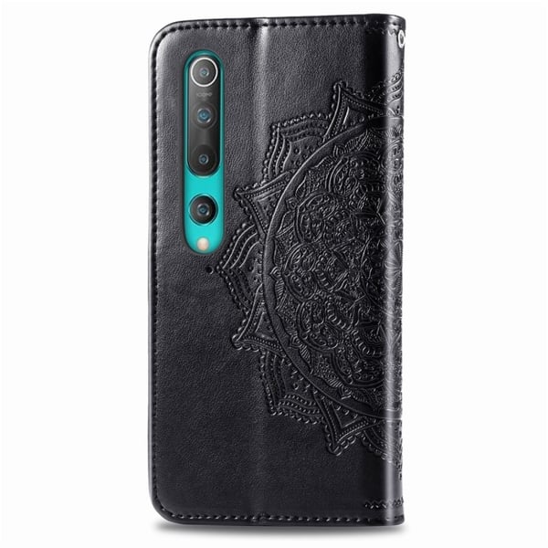 Mandala Xiaomi Mi 10 Pro Flip etui - Sort