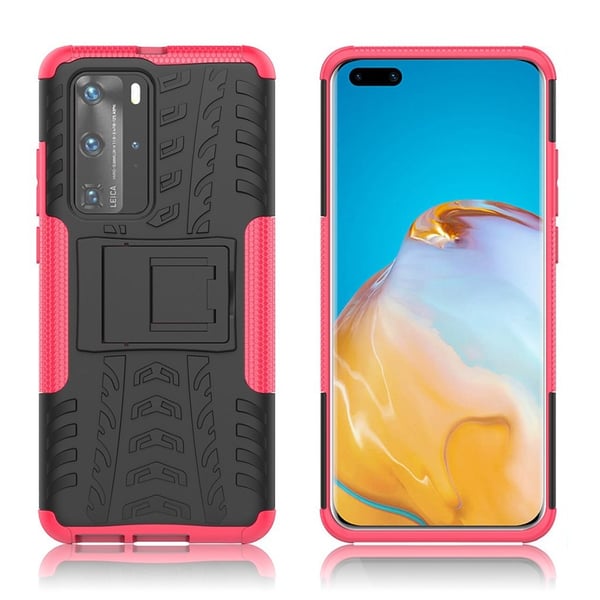 Offroad Cover - Huawei P40 Pro - Sort / Rose