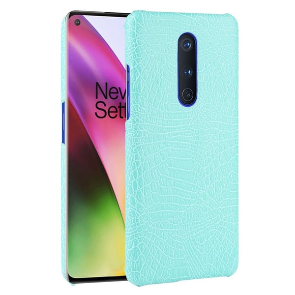 Croco Cover - OnePlus 8 - Babyblå