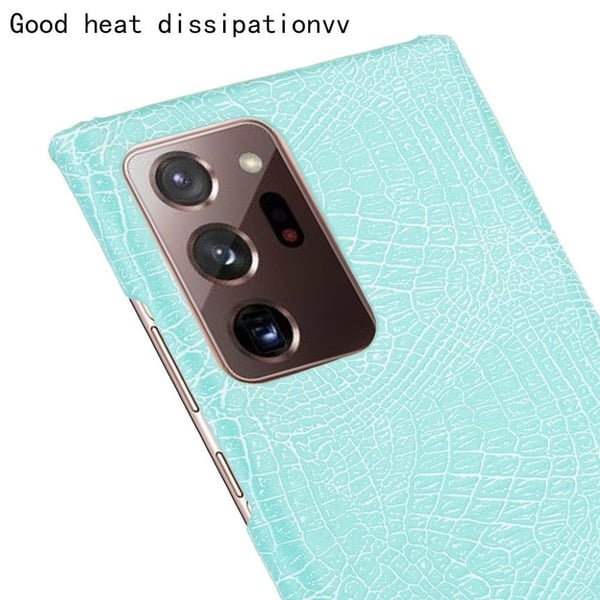 Croco Etui Samsung Galaxy Note 20 Ultra - Babyblå