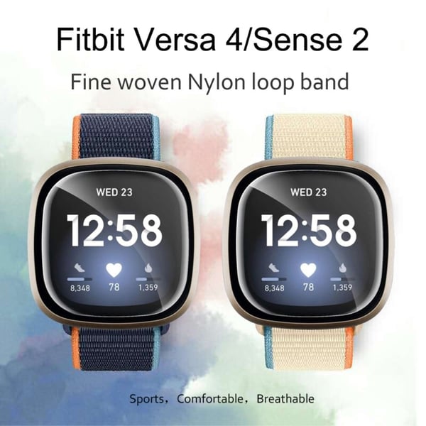 Fitbit Sense 2 / Versa 4 nylonrem - Enhetsmønster