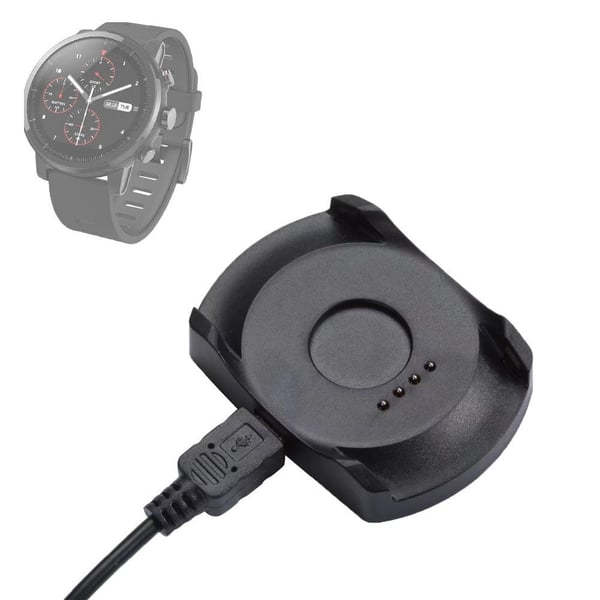 Amazfit Watch 2 mikro-USB-kabel og ladestasjon