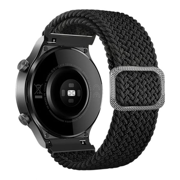20 mm universellt nylonband - Svart