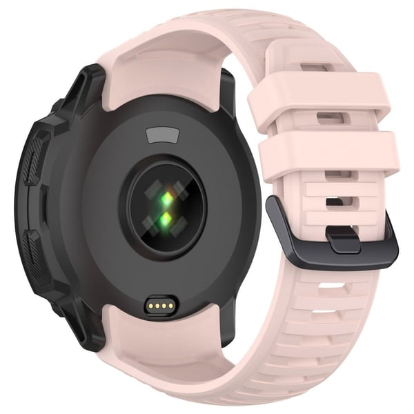 22 mm Garmin Instinct 2X silikonrem - Rosa
