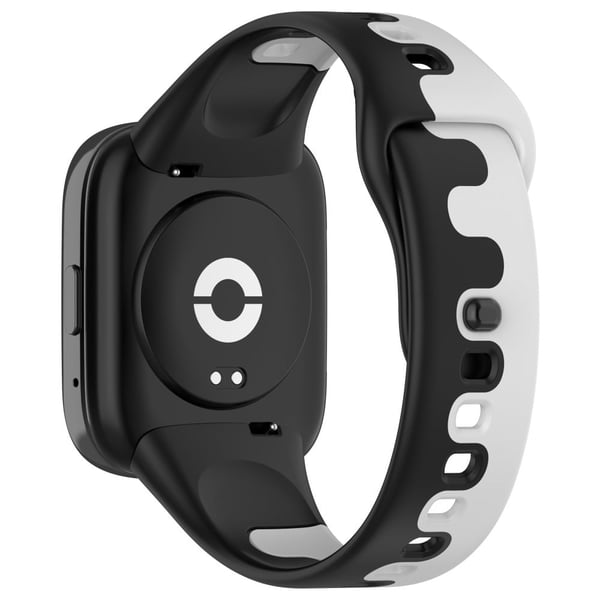 Xiaomi Redmi Watch 3 Active / Lite 3 spleising farge silikon stropp - Svart / Grå
