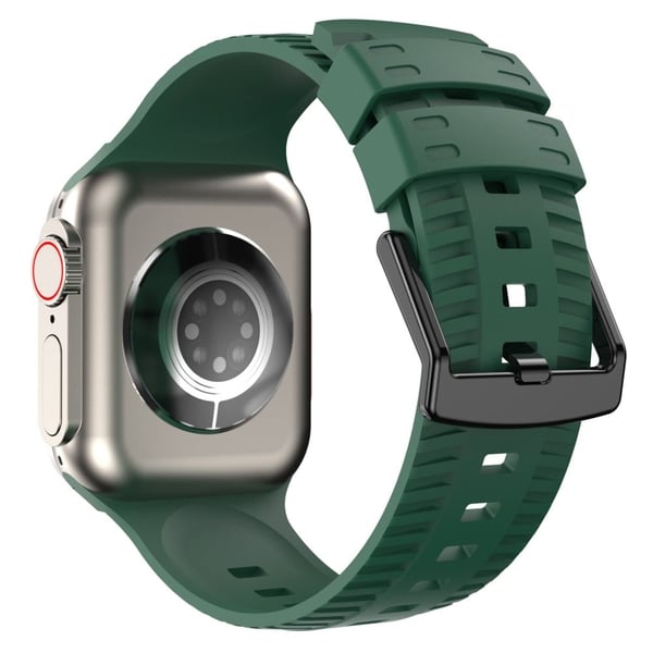 Apple Watch Series 8 (41 mm) enkel silikonrem - Grønn