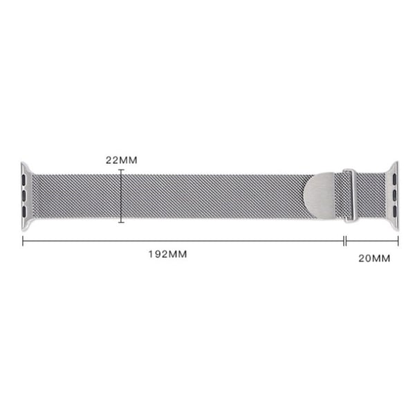 Apple Watch Series 8 (45 mm) / Watch Ultra milanesisk metallrem - Retro Gull
