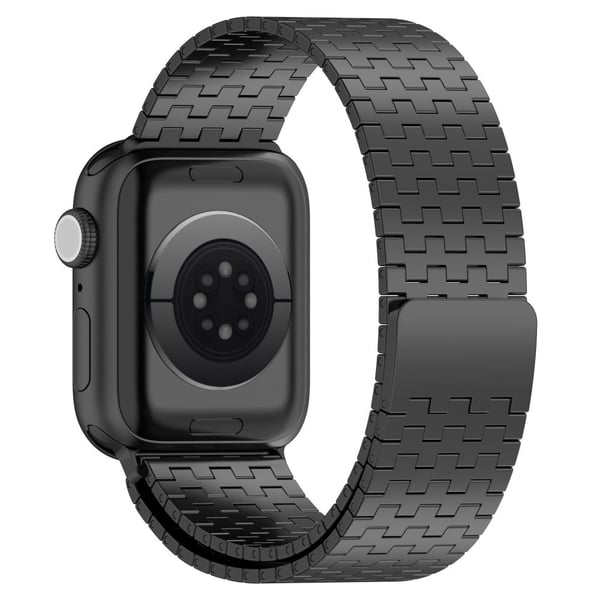 Apple Watch Series 8 (41 mm) rem i rustfritt stål - Svart Apple Watch Series 8 (41 mm) rem i rustfritt stål - Svart