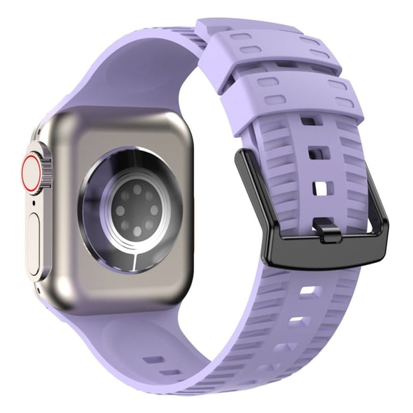 Apple Watch Series 8 (45mm) / Watch Ultra enkel silikonerem - Lyselilla