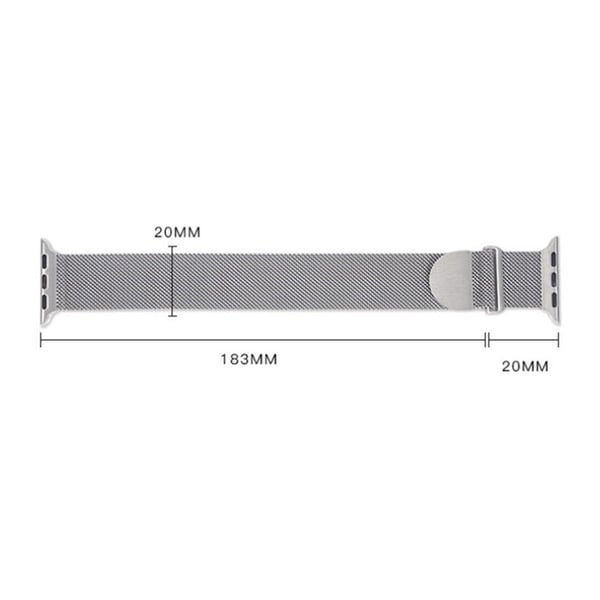 Apple Watch Series 8 (41 mm) milanesisk metallrem - Rose Gull