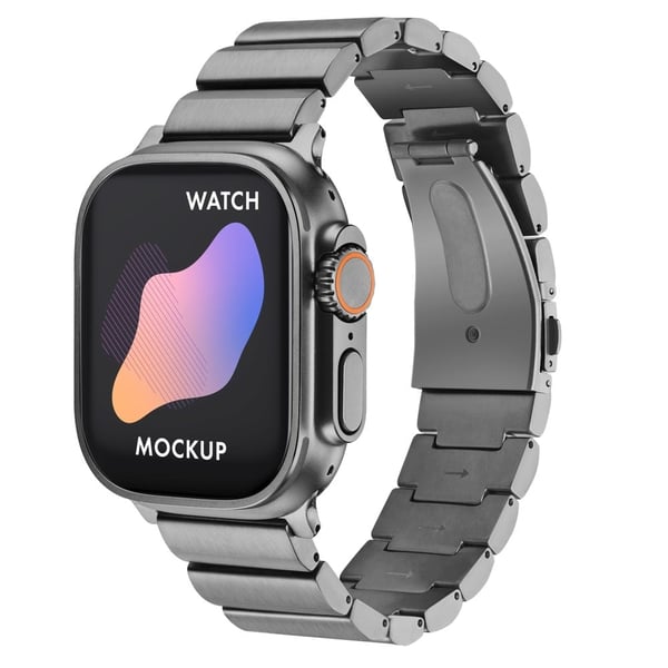 Apple Watch Series 8 (41 mm) rem i titanlegering - Grå