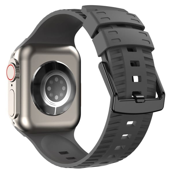 Apple Watch Series 8 (45 mm) / Watch Ultra enkel silikonrem - Midnattsblå Farge