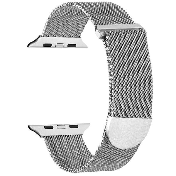 Apple Watch Series 8 (41mm) milanesisk metalrem - Sølv
