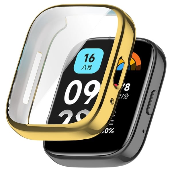 Xiaomi Redmi Watch 3 Active / Lite 3 galvanisert deksel - Gull Xiaomi Redmi Watch 3 Active / Lite 3 galvanisert deksel - Gull