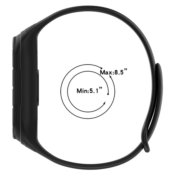Xiaomi Smart Band 8 silikonrem med integrert deksel - Lilla