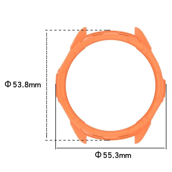 Garmin Epix Pro (51mm) / (Gen 2) 51mm / Fenix 7X Pro / 7X hollow beskyttelsesdeksel - Oransje