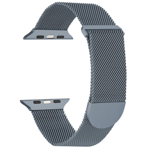 Apple Watch Series 8 (45 mm) / Watch Ultra milanesisk metallrem - Space Grey