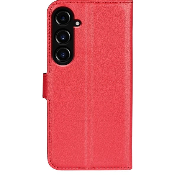 Klassisk Samsung Galaxy S23 Fe Flip Etui - Rød