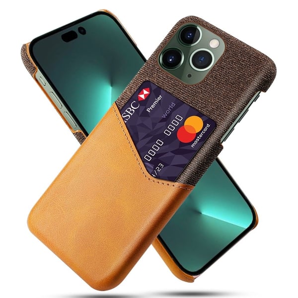 Bofink iPhone 15 Pro Kredittkort Deksel - Oransje