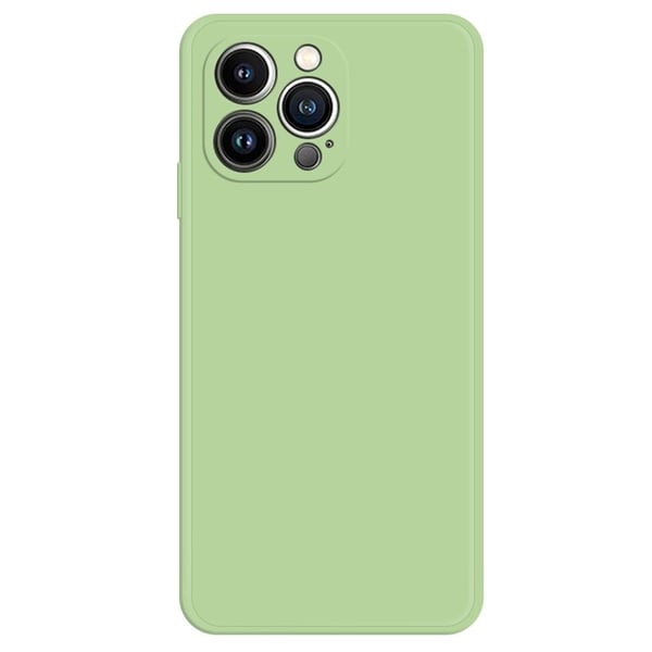 Skrått gummiert anti-falldeksel for iPhone 15 Pro Max - Grønn