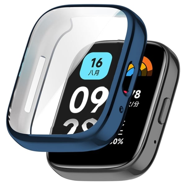 Xiaomi Redmi Watch 3 Active / Lite 3 galvanisert deksel - Midnattsblå