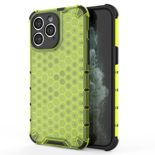 Bofink Honeycomb iPhone 15 Pro Max Etui - Grøn