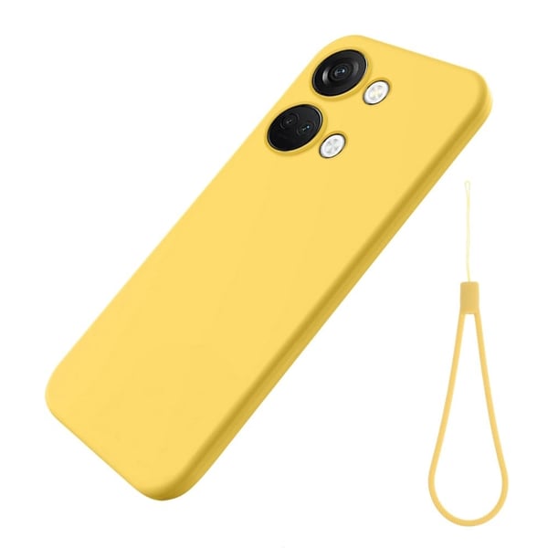 Matta nestesilikoninen kuori OnePlus Ace 2V / OnePlus Nord 3 - Keltainen