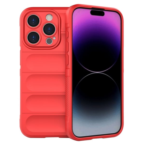 Deksel med mykt grep for iPhone 15 Pro Max - Rød