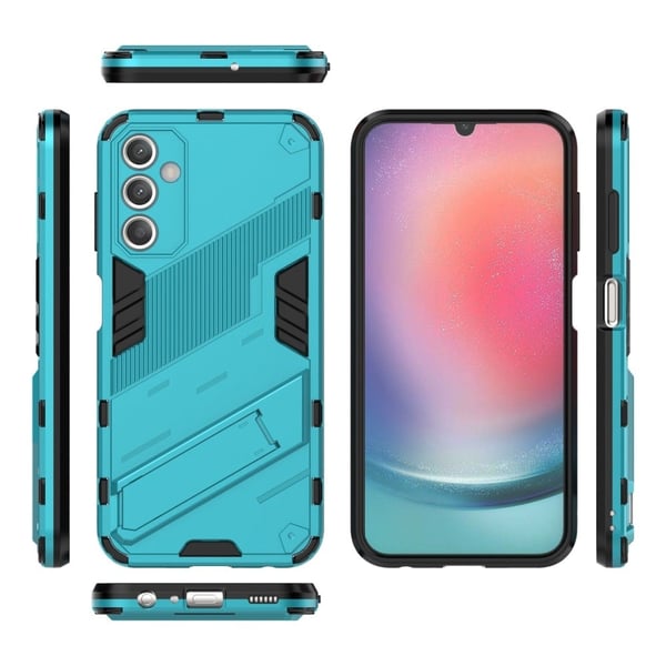 Shockproof Hybrid Deksel med A Modern Touch til Samsung Galaxy S23 Fe - Babyblå