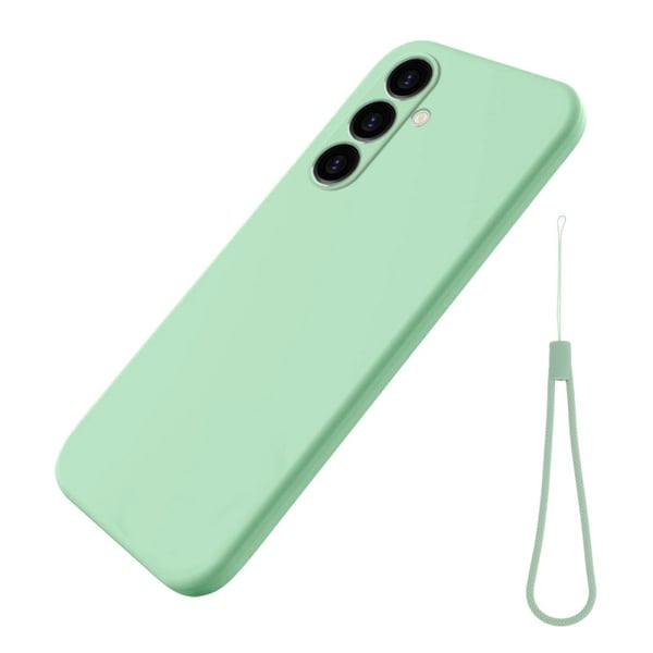 Matte Liquid silikone cover til Samsung Galaxy S23 FE - Grøn
