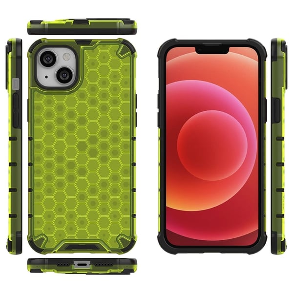 Bofink Honeycomb iPhone 15 Suojakotelo - Vihreä
