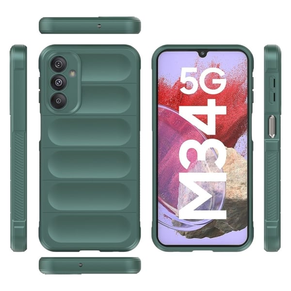 Deksel med mykt grep for Samsung Galaxy M34 - Lyselilla