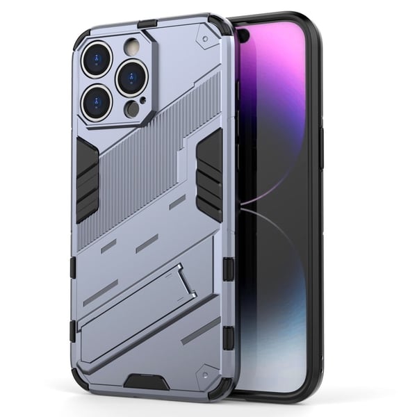Shockproof Hybrid Deksel med A Modern Touch til iPhone 15 Pro - Mørkeblå