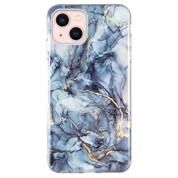 Marmormotiv iPhone 15 skal - Grå