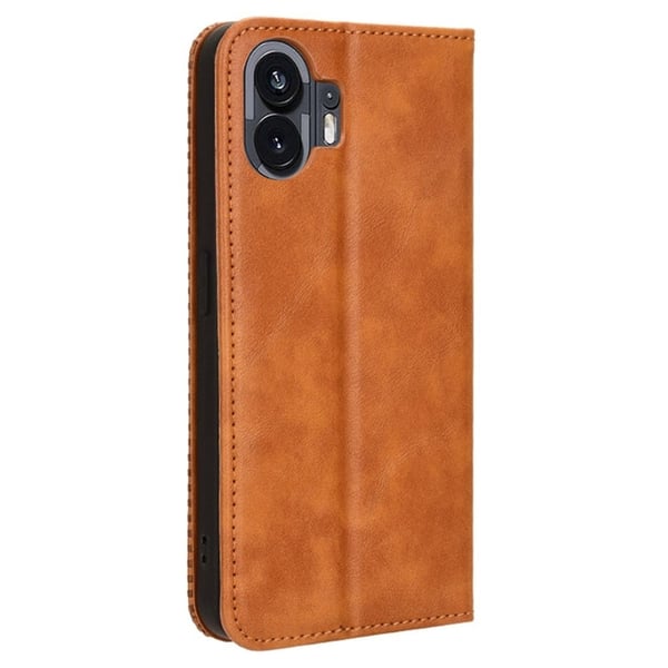 Bofink Vintage Nothing Phone (2) Læretui - Brun