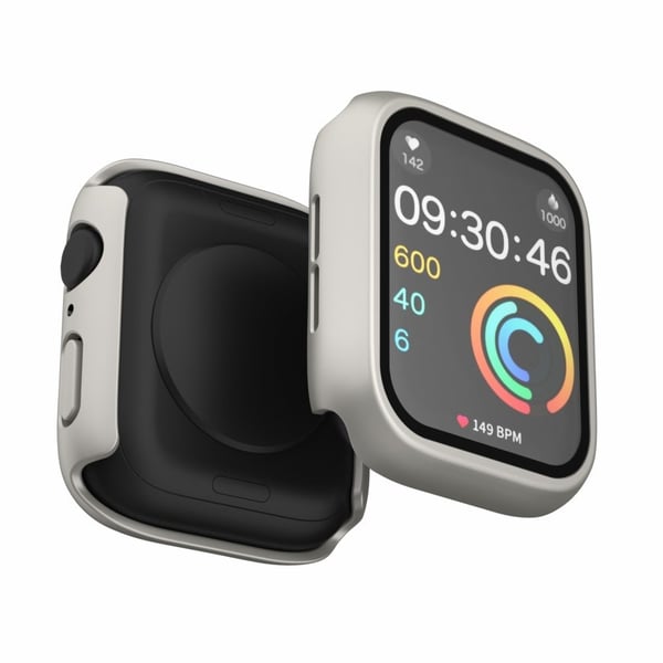 Apple Watch Series 8 (45 mm) beskyttelsesdeksel med herdet glass - Stjernelys