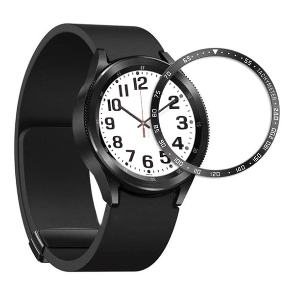 Samsung Galaxy Watch 6 Classic (47 mm) ring i rustfritt stål - Svart / Svart / Svart