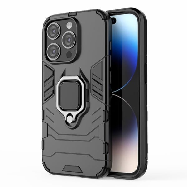 Ring Guard-etui - iPhone 15 Pro Max - Svart