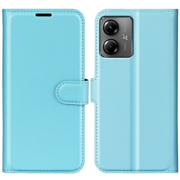 Classic Motorola Moto G14 Flippetui - Blå