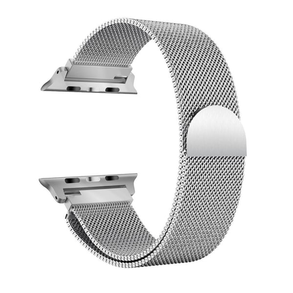 Apple Watch 38 mm milanesiskt klockarmband i rostfritt stål - Silver