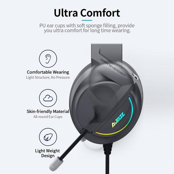 Ajazz AX365 USB Stereo Surround 7.1 -peliheadset