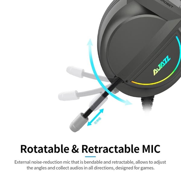 Ajazz AX365 USB Stereo Surround 7.1 -peliheadset